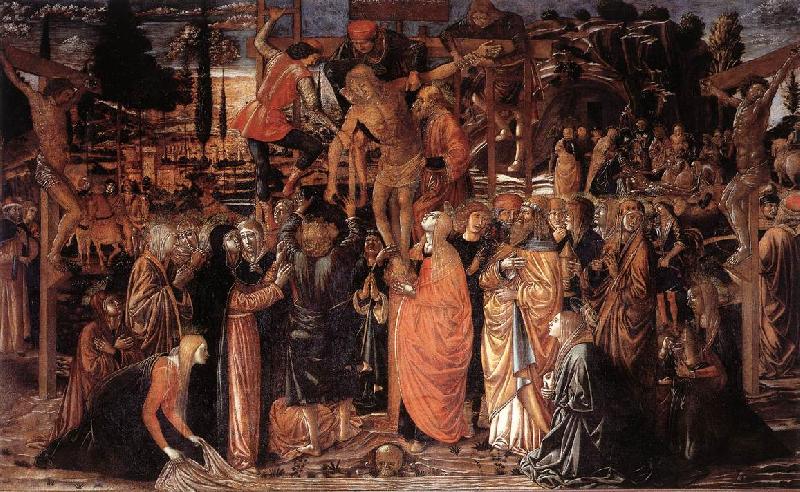 GOZZOLI, Benozzo Descent from the Cross sg oil painting picture